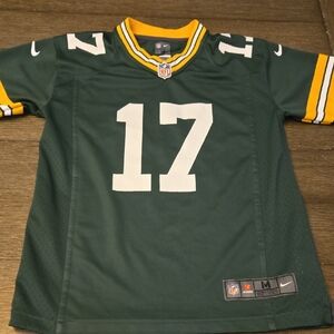 Nike Kids Jersey in Green with Yellow Accents